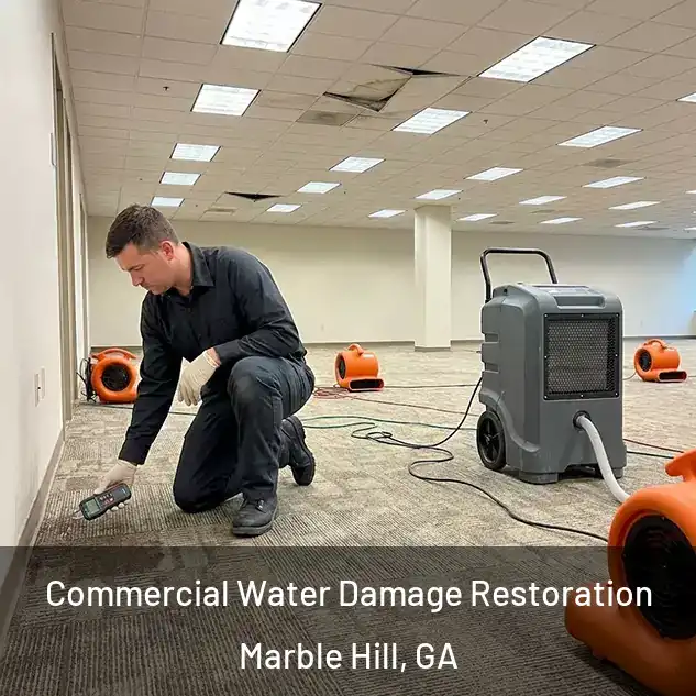  Commercial Water Damage Restoration Marble Hill, GA
