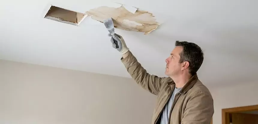 Dry Ceiling After Water Leak in Marble Hill